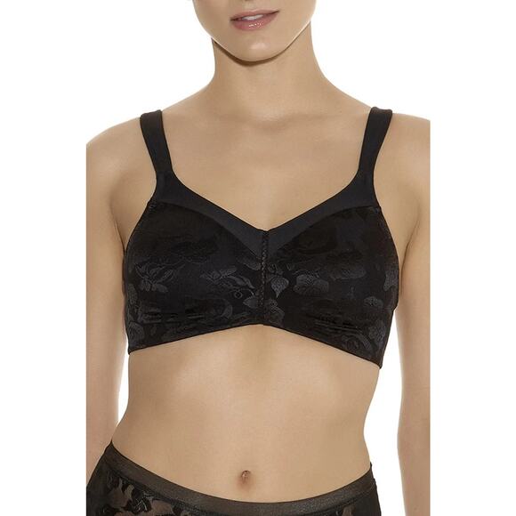 Wacoal Awareness Full Figure Seamless Wire Free Bra Black Size 36C 0916 - Picture 1 of 2